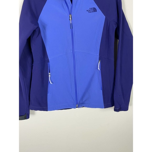 The North Face Periwinkle Navy Blue Sweater activewear jacket size M - Picture 4 of 12